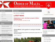 Tablet Screenshot of orderofmalta.org.uk